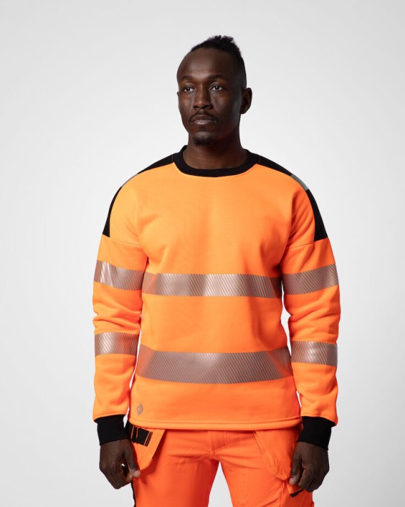 Sweat-shirt personnalisable PROJOB 6108 SWEATSHIRT COL ROND EN ISO 20471 CLASSE 3/2