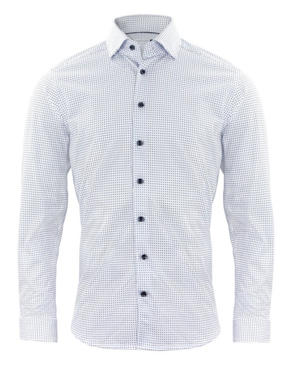 Hemd J. HARVEST & FROST Indigo Bow 131 
Hemd Regular Fit Heren voor bedrukking &amp; borduring