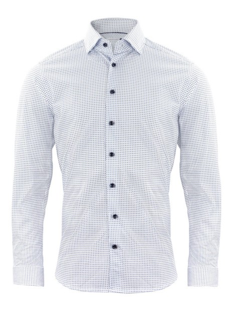 J. HARVEST & FROST Indigo Bow 131 
Chemise Regular Fit Hommes sky blue print personnalisable