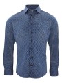 J. HARVEST & FROST Indigo Bow 131 
Chemise Regular Fit Hommes navy print personnalisable