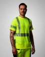 T-shirt PROJOB 6013 SIGNALISATIET-SHIRT EN ISO 20471 KLASSE 3 voor bedrukking &amp; borduring