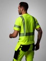 T-Shirts à personnaliser PROJOB 6013 T-SHIRT ML EN ISO 20471 CLASSE 3/2 jaune/bleu marine