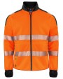 Sweat-shirt personnalisable PROJOB 6109 SWEATSHIRT FULL ZIP - EN ISO 20471 CLASSE 3/2