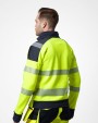 Sweat-shirt personnalisable PROJOB 6109 SWEATSHIRT FULL ZIP - EN ISO 20471 CLASSE 3/2