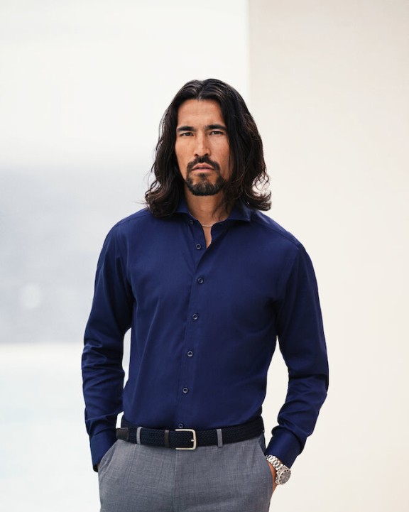 J. HARVEST & FROST Purple Bow 146 
Hemd Regular Fit Herren Hemd personalisierbar