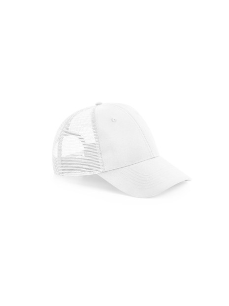 BEECHFIELD RECYCLED URBANWEAR 6 PANEL TRUCKER blanc personnalisable