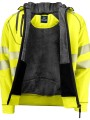 Sweat-shirts à personnaliser PROJOB 6130 SWEATSHIRT CAPUCHE - EN ISO 20471 CLASSE 3 jaune/noir