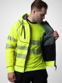 Sweat-shirts à personnaliser PROJOB 6130 SWEATSHIRT CAPUCHE - EN ISO 20471 CLASSE 3 jaune/noir