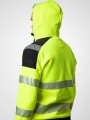 Sweat-shirts à personnaliser PROJOB 6110 SWEATSHIRT FULL ZIP CAPUCHE - EN ISO 20471 CLASSE 3/2 jaune/noir