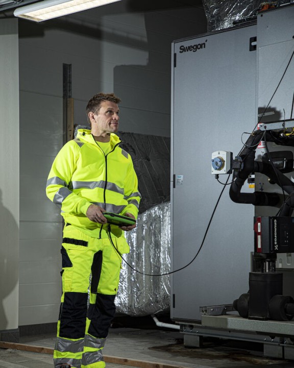 PROJOB 6132 KAPUZENJACKE EN ISO 20471 CLASS 3/2 Sweatshirt personalisierbar