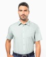 KARIBAN Popeline Kurzarmhemd Baumwollpolyester pflegeleicht für Herren Hemd personalisierbar