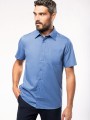 Chemises à personnaliser KARIBAN Chemise popeline polycoton manches courtes entretien facile homme 