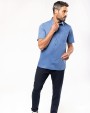 Chemise personnalisable KARIBAN Chemise popeline polycoton manches courtes entretien facile homme