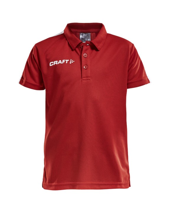 CRAFT Progress Polo Pique JR Poloshirt personalisierbar