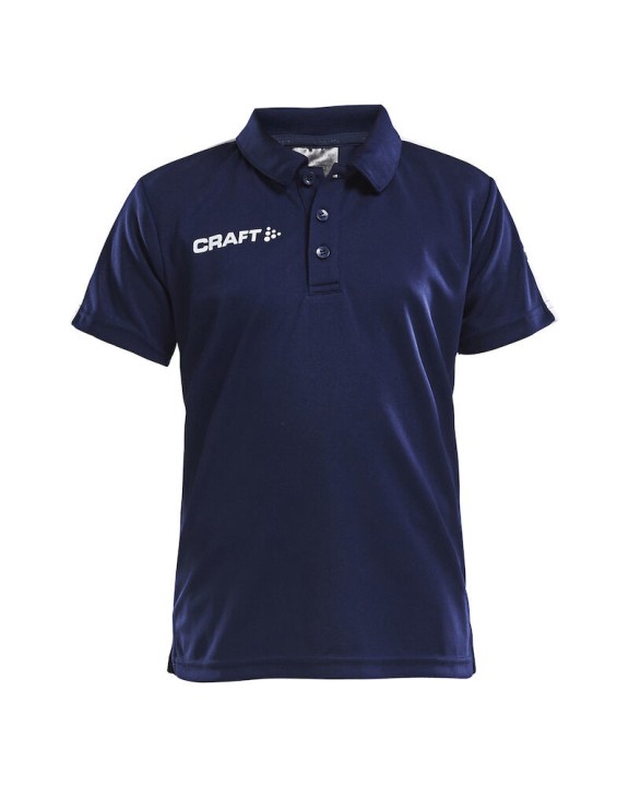 CRAFT Progress Polo Pique JR Poloshirt personalisierbar