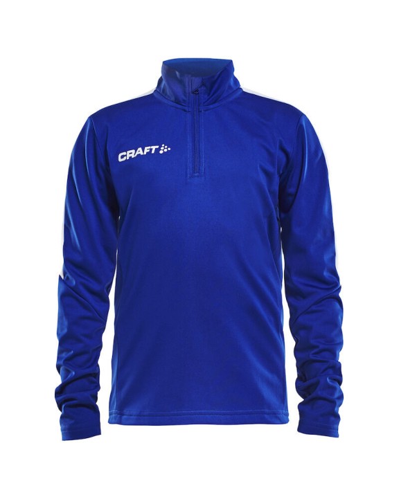 CRAFT Progress Halfzip Ls Tee Jr Sweatshirt personalisierbar