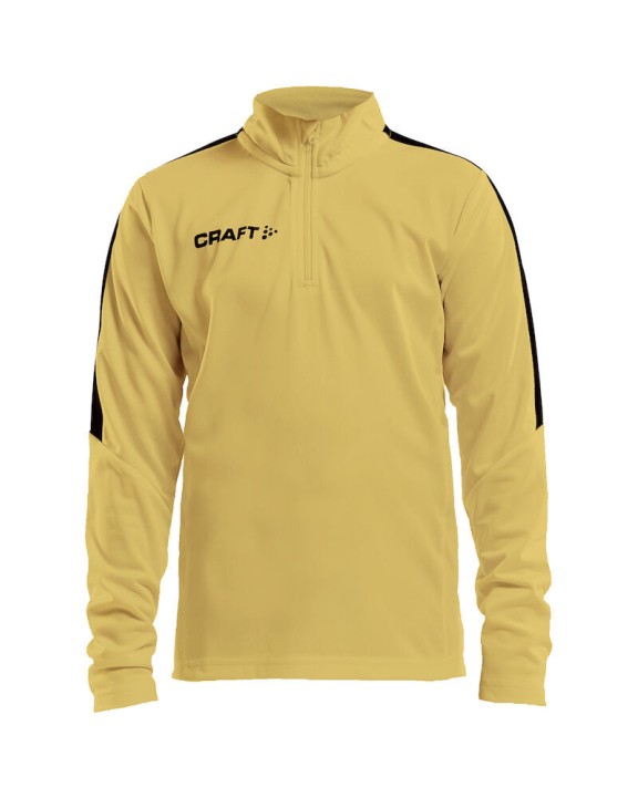 CRAFT Progress Halfzip Ls Tee Jr Sweatshirt personalisierbar