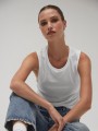 T-Shirts à personnaliser BELLA-CANVAS WOMEN'S JERSEY MUSCLE TANK blanc
