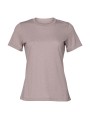 BELLA-CANVAS T-shirt col rond femme Heather heather pink gravel personnalisable
