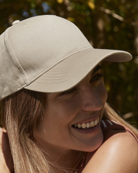 Petjes BEECHFIELD ORGANIC COTTON 5 PANEL CAP voor bedrukking &amp; borduring