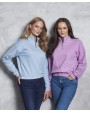 Sweater AWDIS WOMEN'S CROPPED 1/4 ZIP SWEAT voor bedrukking &amp; borduring