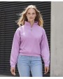 Sweat-shirt personnalisable AWDIS WOMEN'S CROPPED 1/4 ZIP SWEAT