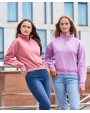 Sweat-shirt personnalisable AWDIS WOMEN'S CROPPED 1/4 ZIP SWEAT