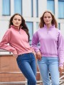 Sweat-shirts à personnaliser AWDIS WOMEN'S CROPPED 1/4 ZIP SWEAT 