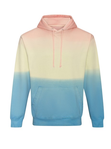 AWDIS TIE-DYE HOODIE pastel sunset dip personnalisable
