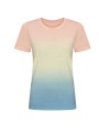 AWDIS TIE-DYE T pastel sunset dip personnalisable