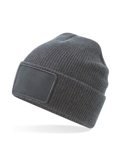 BEECHFIELD Bonnet Thinsulate™ avec patch amovible gris graphite personnalisable