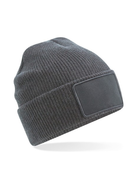 BEECHFIELD Bonnet Thinsulate™ avec patch amovible gris graphite personnalisable