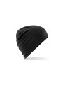 BEECHFIELD MERINO BEANIE noir personnalisable