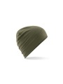 BEECHFIELD MERINO BEANIE vert militaire personnalisable