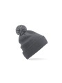 BEECHFIELD RECYCLED SNOWSTAR® BEANIE graphite/gris clair personnalisable