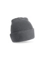 BEECHFIELD RECYCLED ORIGINAL PATCH BEANIE gris graphite personnalisable