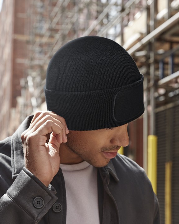 Bonnet, Écharpe & Gant personnalisable BEECHFIELD RECYCLED ORIGINAL PATCH BEANIE