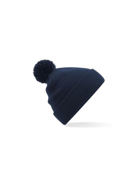 BEECHFIELD JUNIOR ORIGINAL POM POM BEANIE french marine personnalisable