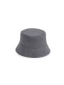 BEECHFIELD ORGANIC COTTON BUCKET HAT gris graphite personnalisable