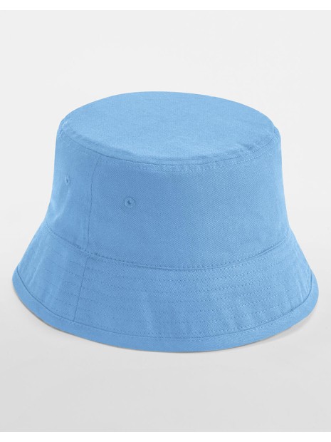 BEECHFIELD ORGANIC COTTON BUCKET HAT bleu ciel personnalisable