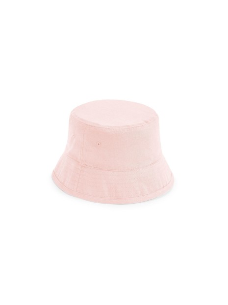 BEECHFIELD JUNIOR ORGANIC COTTON BUCKET HAT rose poudre personnalisable