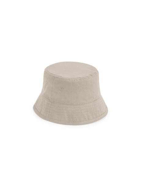 BEECHFIELD JUNIOR ORGANIC COTTON BUCKET HAT sable personnalisable