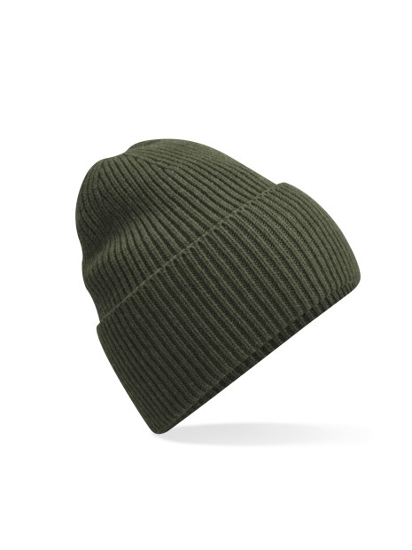 BEECHFIELD OVERSIZED CUFFED BEANIE vert olive personnalisable