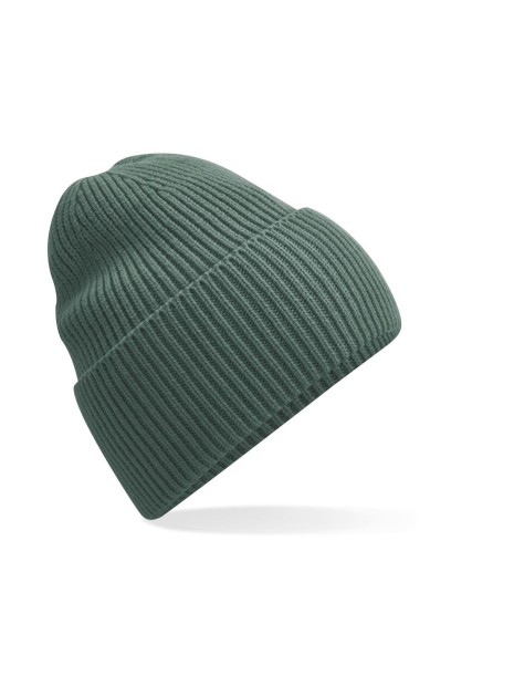 BEECHFIELD OVERSIZED CUFFED BEANIE marine green personnalisable