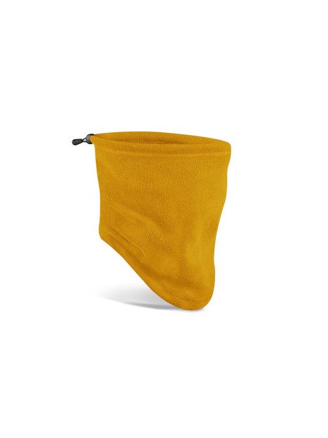 BEECHFIELD RECYCLED FLEECE SNOOD MUSTARD personnalisable