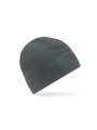 BEECHFIELD RECYCLED FLEECE PULL-ON BEANIE gris acier personnalisable