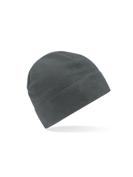 BEECHFIELD RECYCLED FLEECE PULL-ON BEANIE gris acier personnalisable