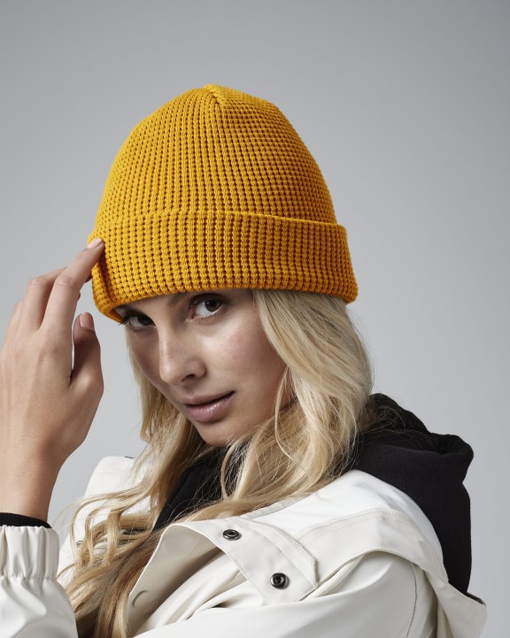 Bonnets personnalisable BEECHFIELD ORGANIC COTTON WAFFLE BEANIE