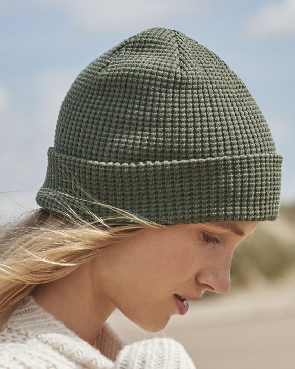 Bonnets personnalisable BEECHFIELD ORGANIC COTTON WAFFLE BEANIE