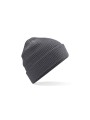 BEECHFIELD ORGANIC COTTON WAFFLE BEANIE gris graphite personnalisable
